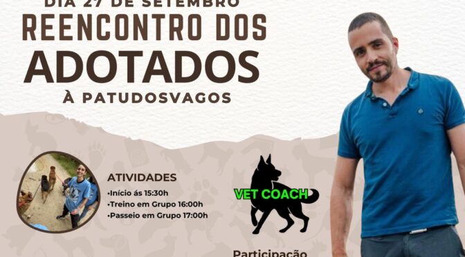 Reencontro Patudos adotados + Treino Canino